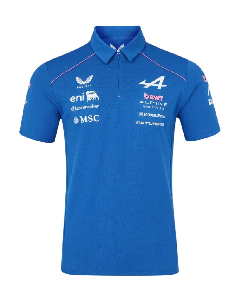 Alpine Racing F1 2026 Men's Team Polo Shirt - Lapis Blue