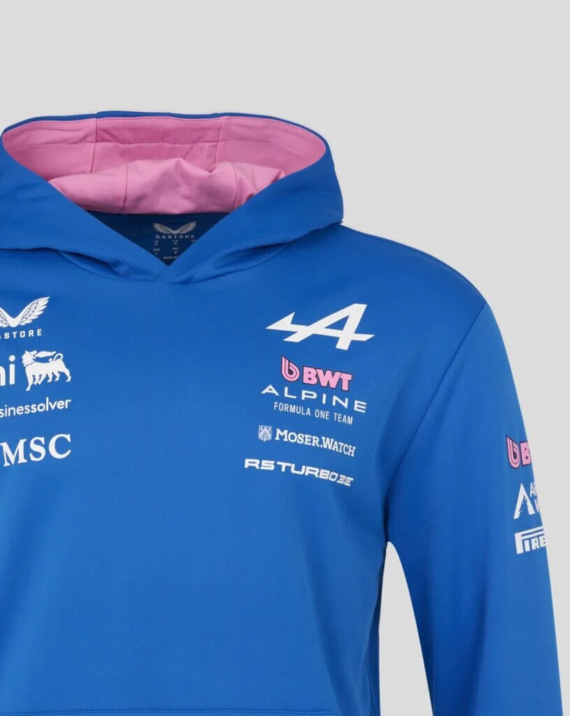 Alpine Racing F1 2026 Team Hoodie - Lapis Blue