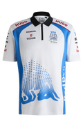 Visa Cash App RB F1 2025 Men's Team Polo Shirt - White