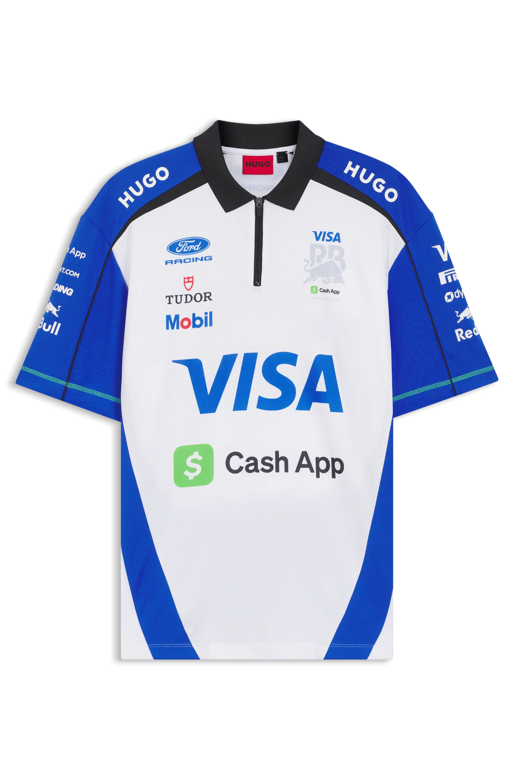 Visa Cash App RB F1 2026 Men's Team Polo Shirt - White