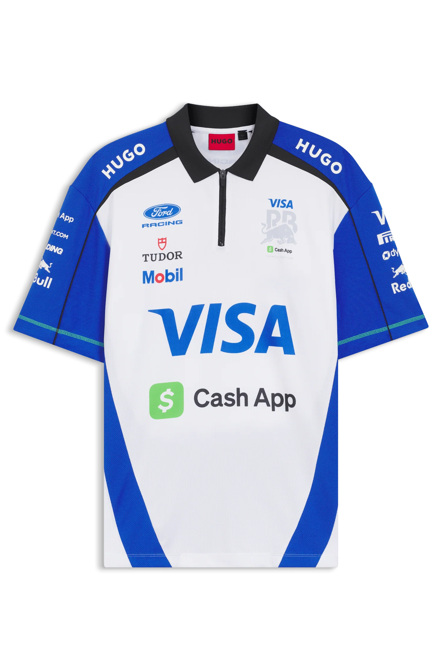 Visa Cash App RB F1 2026 Men's Team Polo Shirt - White