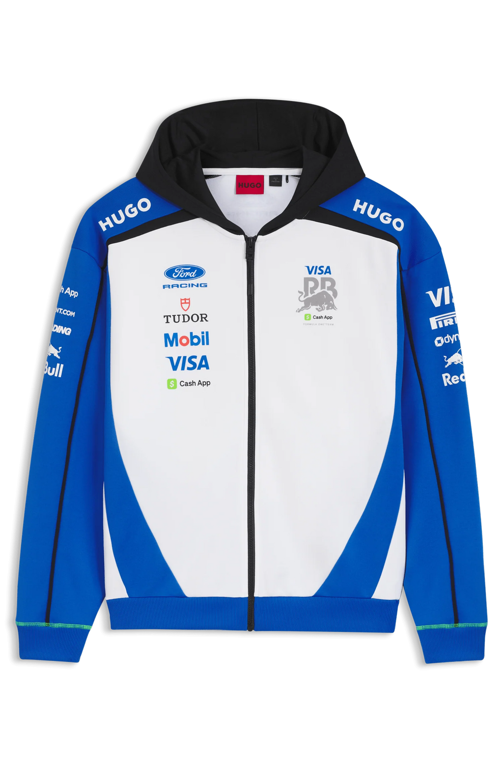 Visa Cash App RB F1 2026 Team Full Zip Hoodie - White