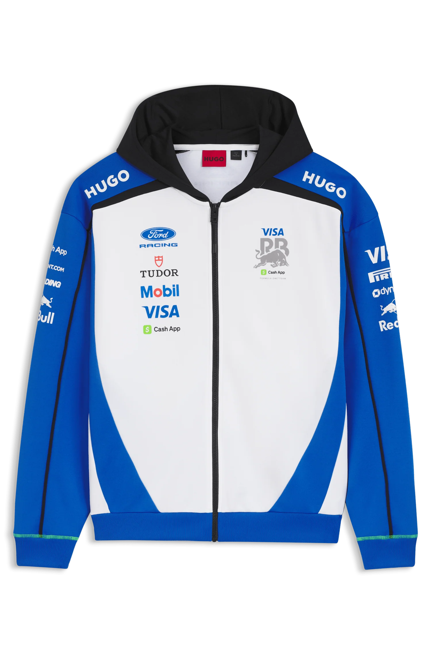 Visa Cash App RB F1 2026 Team Full Zip Hoodie - White