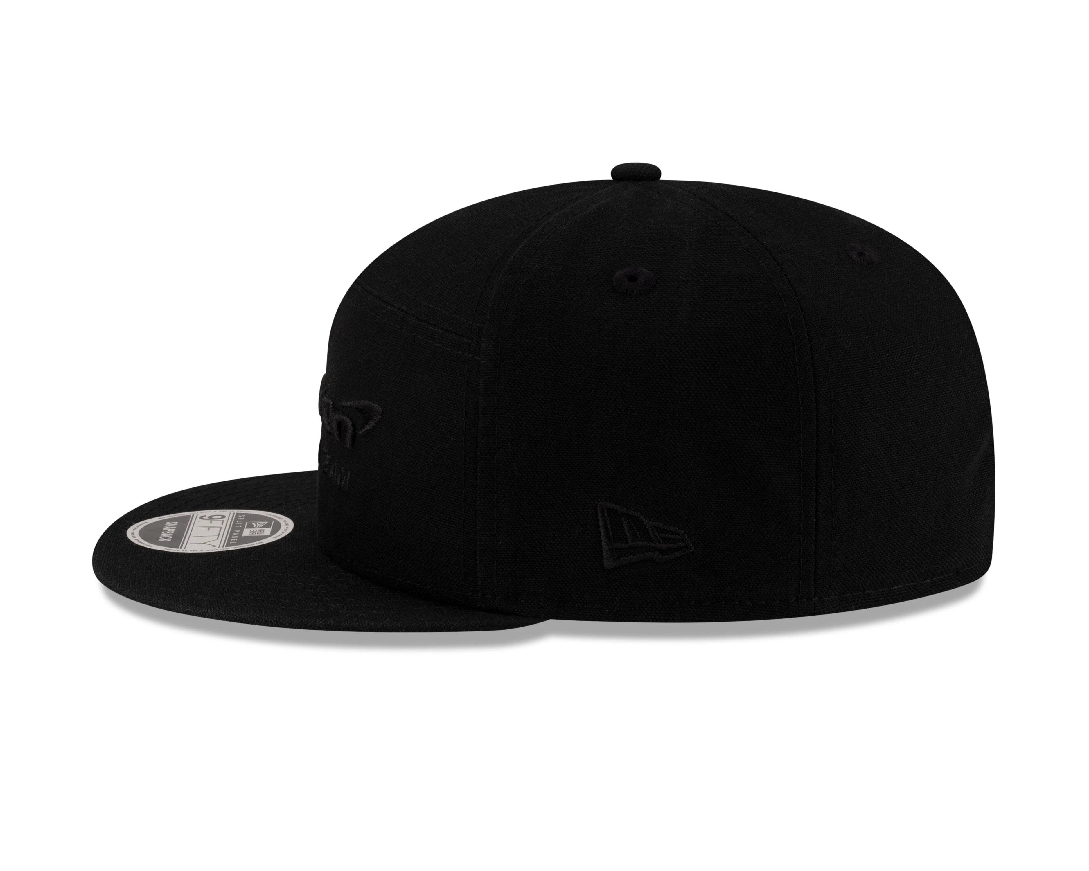 McLaren Racing F1 New Era 9Fifty Split Panel Flat Brim Hat - Stealth Black