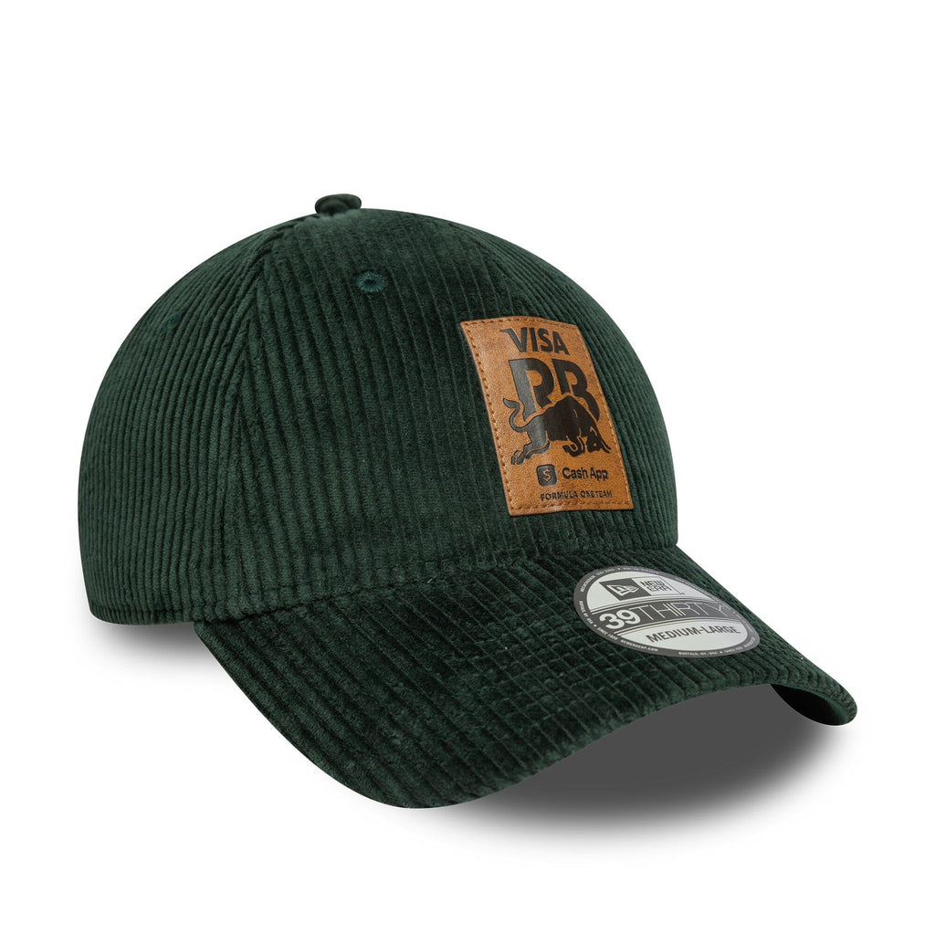 Visa Cash App RB F1 New Era 39Thirty Corduroy Fitted Hat - Green