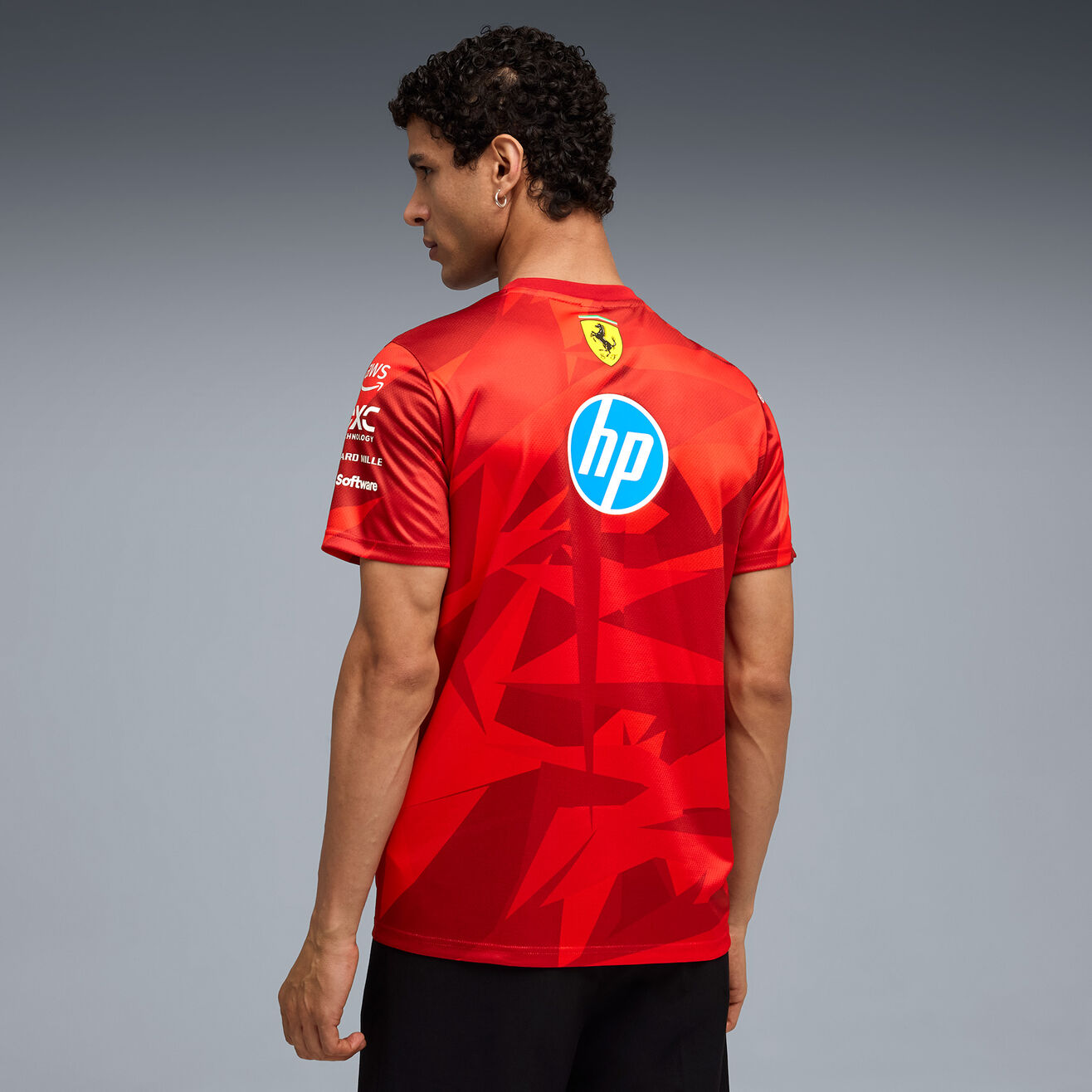 Scuderia Ferrari F1 Special Edition Las Vegas GP Team T-Shirt - Rosso Corso