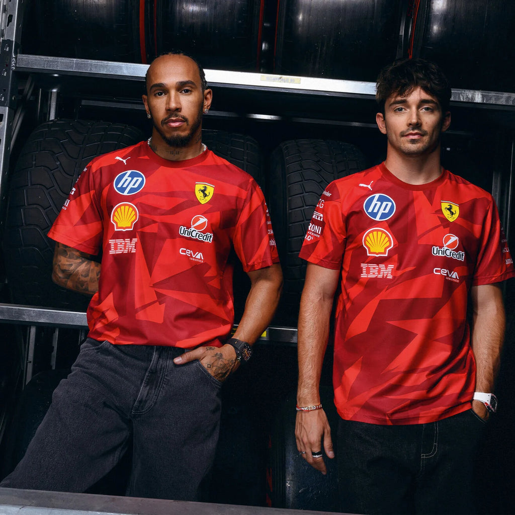 Scuderia Ferrari F1 Special Edition Las Vegas GP Team T-Shirt - Rosso Corso