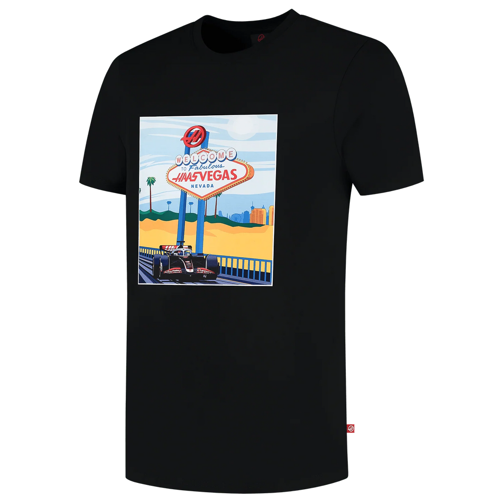 Haas Racing F1 Special Edition Las Vegas GP T-Shirt - Black