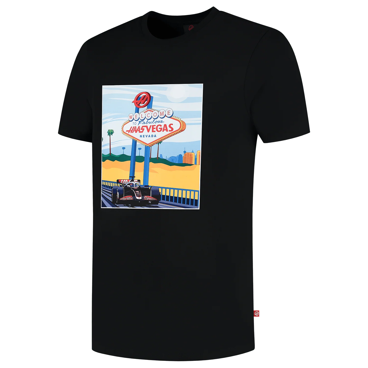 Haas Racing F1 Special Edition Las Vegas GP T-Shirt - Black