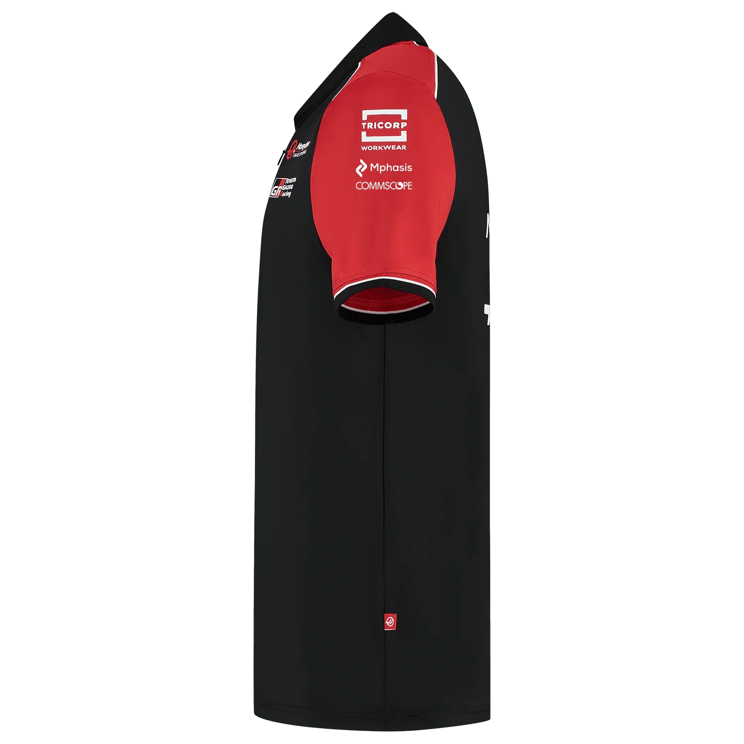 Haas Racing F1 2025 Men's Team Fitted Polo Shirt - Black
