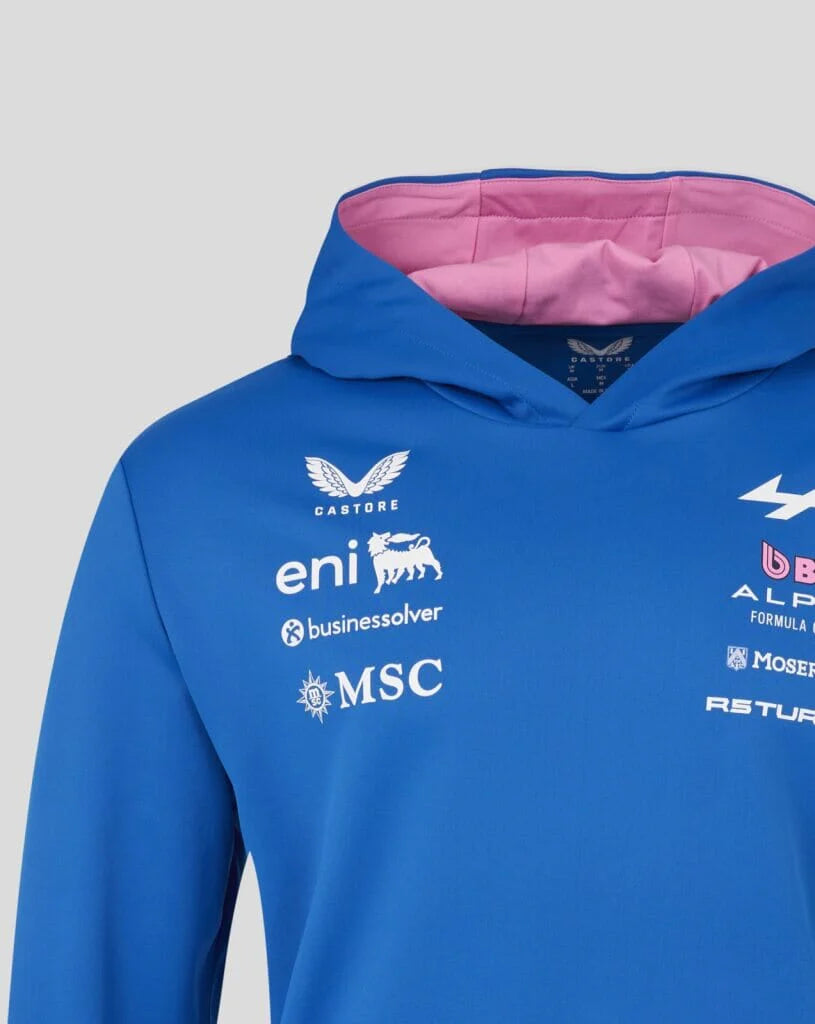 Alpine Racing F1 2026 Team Hoodie - Lapis Blue