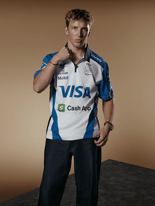 Visa Cash App RB F1 2026 Men's Team Polo Shirt - White