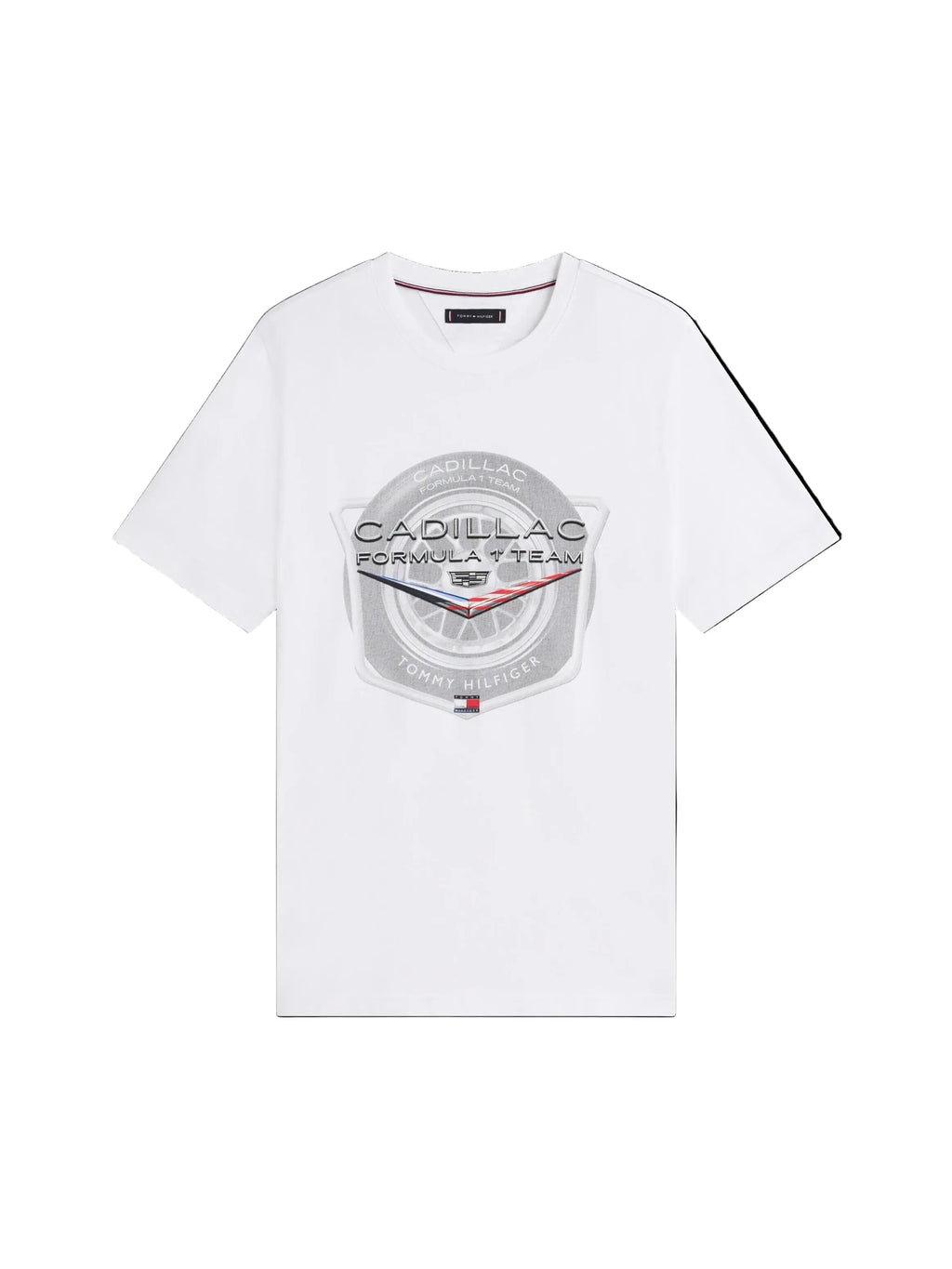 Cadillac F1 Tire Graphic T-Shirt - White