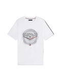 Cadillac F1 Tire Graphic T-Shirt - White