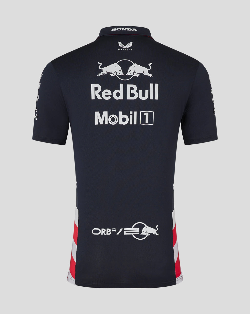 Red Bull Racing F1 Men's Special Edition America Race Team Polo Shirt- Navy