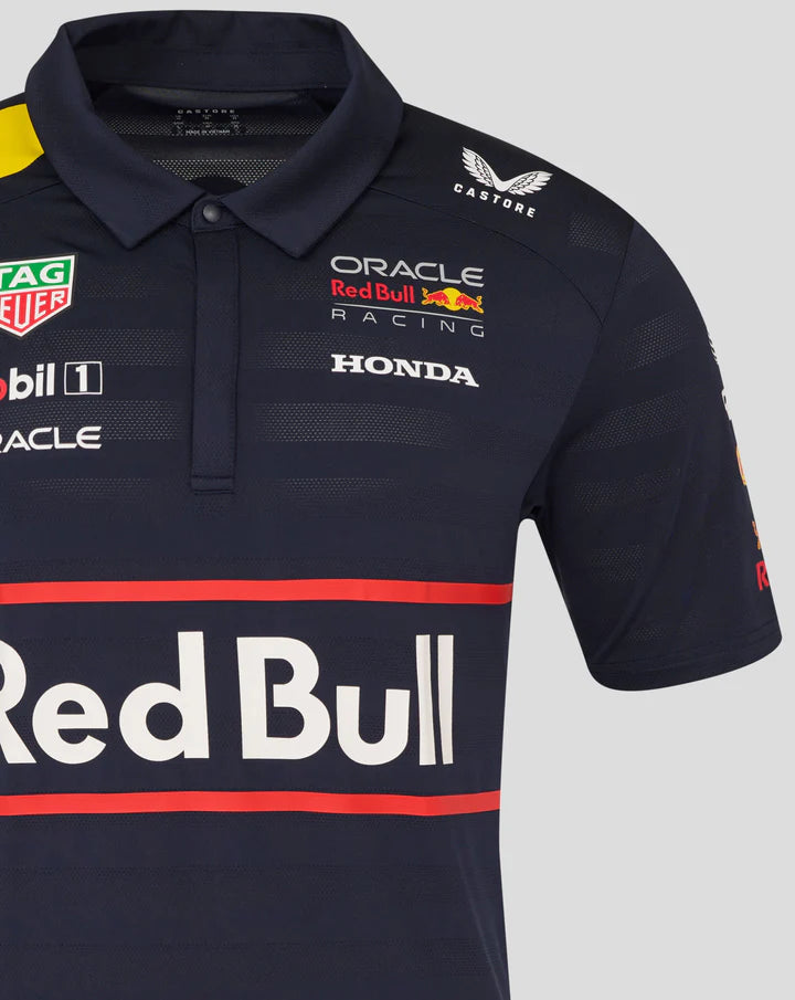 Red Bull Racing F1 Men's 2025 Team Polo Shirt- Navy