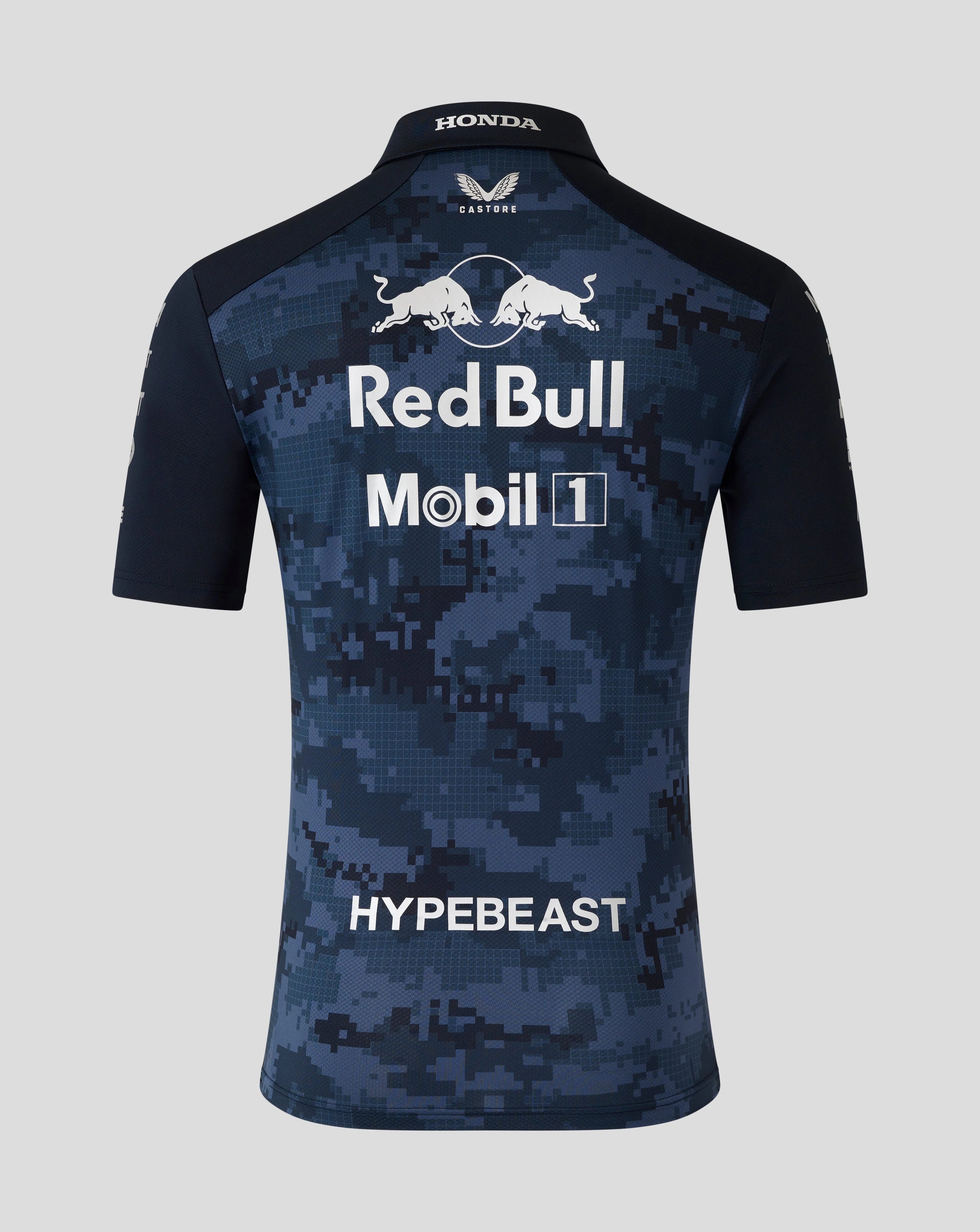 Red Bull Racing F1 x HypeBeast 2025 Special Edition Track Polo Shirt - Navy