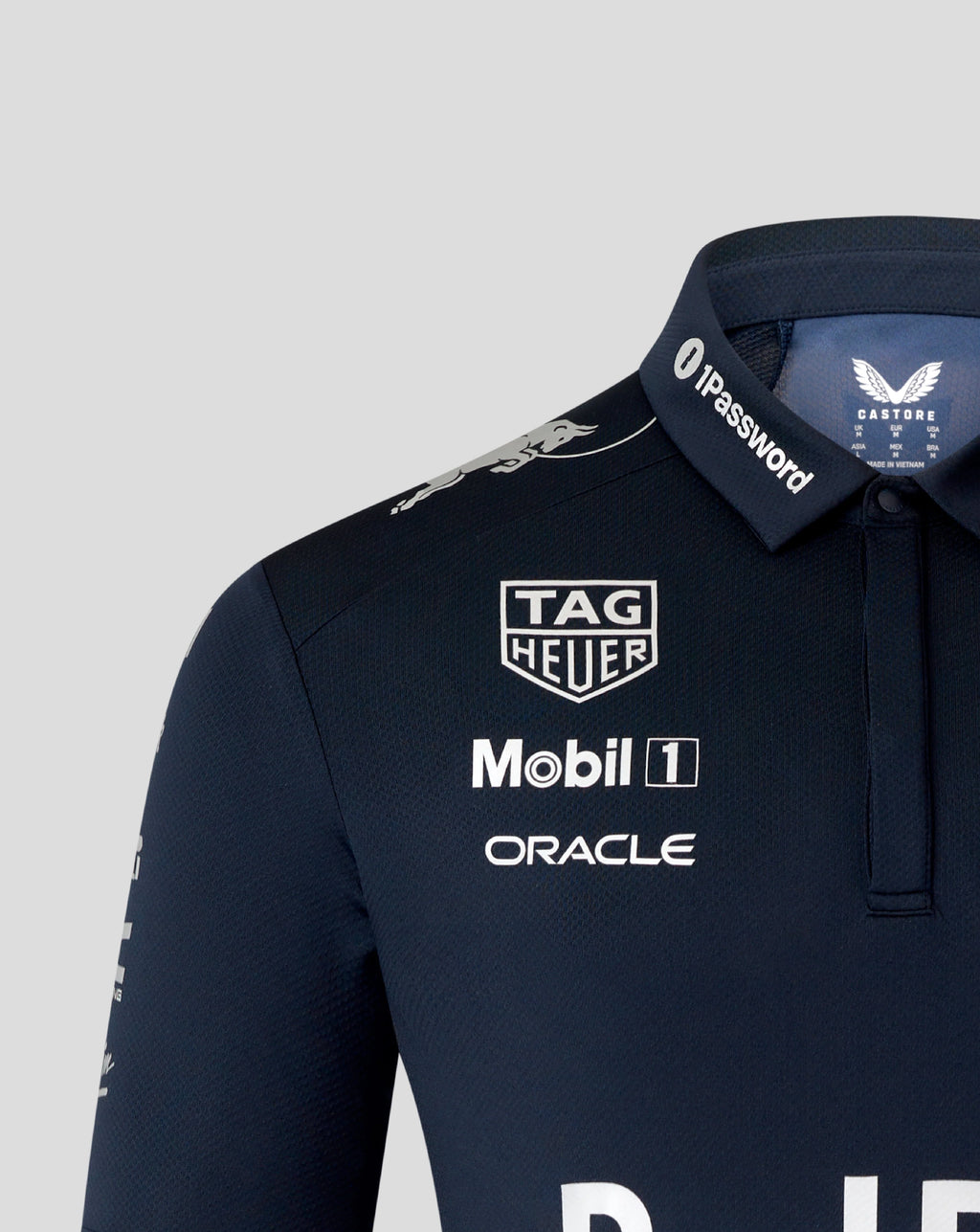 Red Bull Racing F1 x HypeBeast 2025 Special Edition Track Polo Shirt - Navy