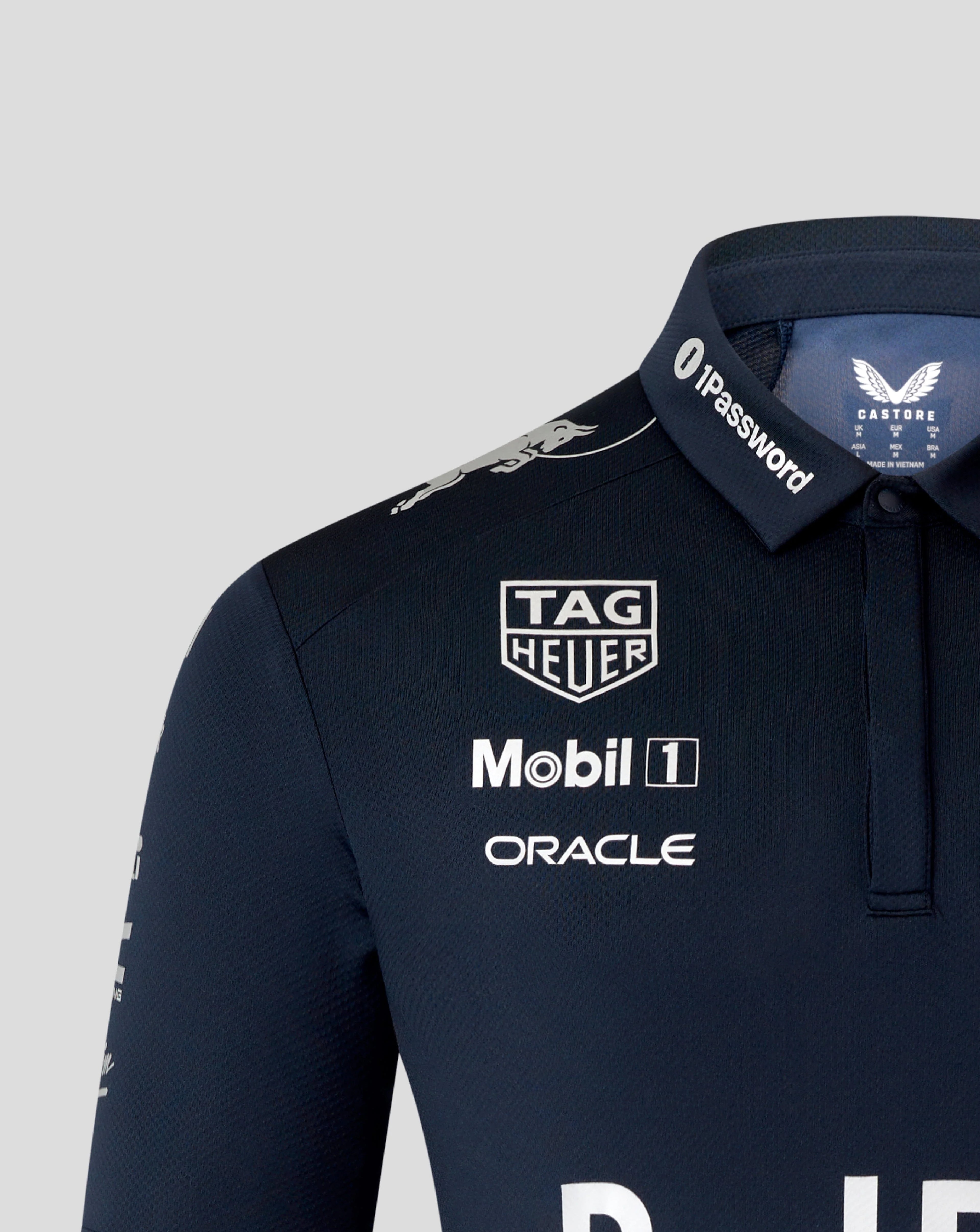 Red Bull Racing F1 x HypeBeast 2025 Special Edition Track Polo Shirt - Navy