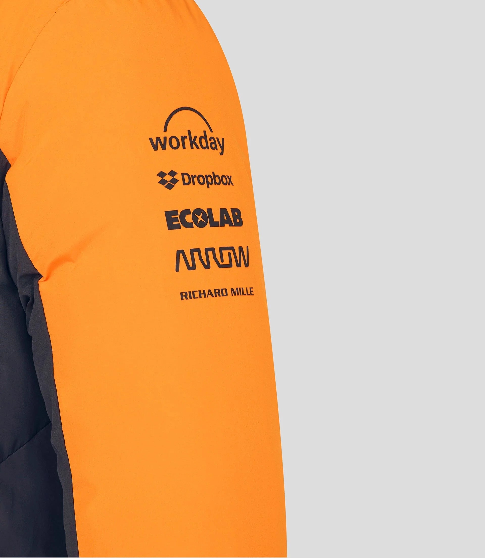 McLaren F1 2025 Team Longline Padded Jacket - Phantom