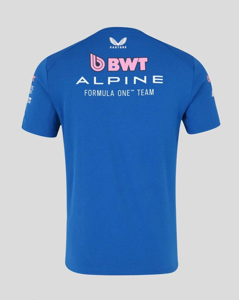 Alpine Racing F1 2026 Men's Team Set Up T-Shirt - Lapis Blue