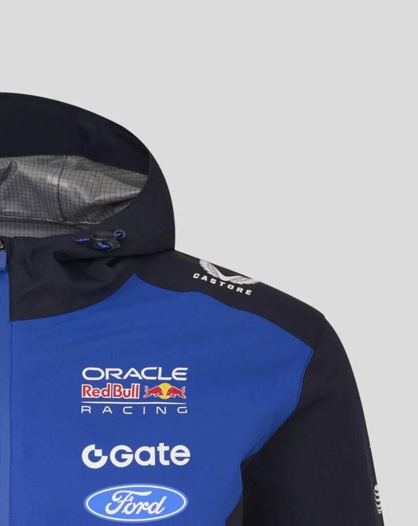Red Bull Racing F1 2026 Team Rain Jacket - Blue/Navy