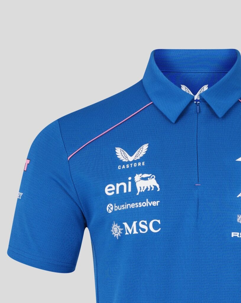 Alpine Racing F1 2026 Men's Team Polo Shirt - Lapis Blue