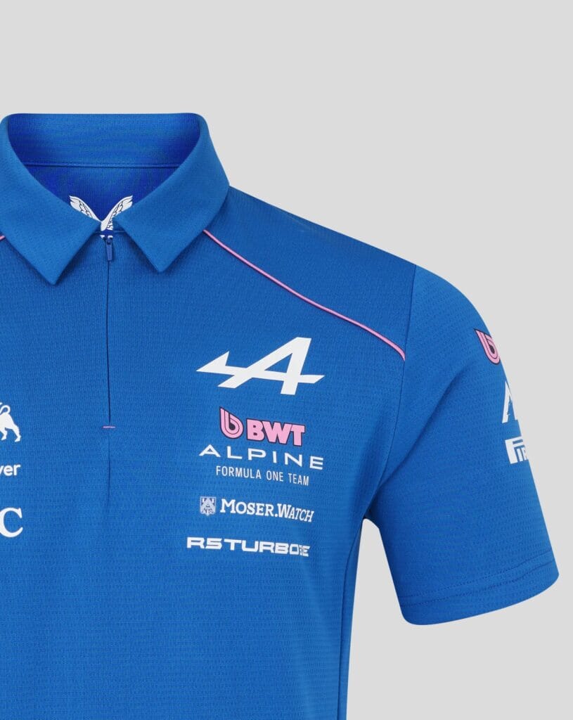 Alpine Racing F1 2026 Men's Team Polo Shirt - Lapis Blue