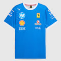 Scuderia Ferrari 2025 Team Special Edition Monza T-Shirt - Blue