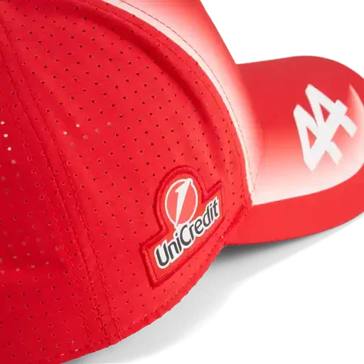 Scuderia Ferrari F1 2026 Lewis Hamilton Team Baseball Hat - Puma Red