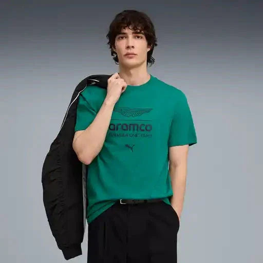 Aston Martin F1 Large Logo T-Shirt - Green