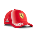 Scuderia Ferrari F1 2026 Lewis Hamilton Team Baseball Hat - Puma Red